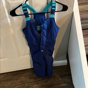 Kids Blue Snow bibs